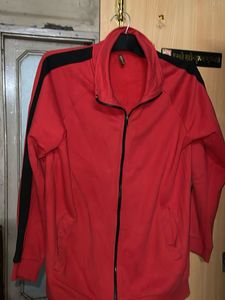 Men's Red Track Jacket