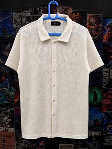 Men's Textured Short Sleeve Shirt
