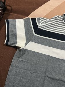 Men's Striped Polo T-Shirt