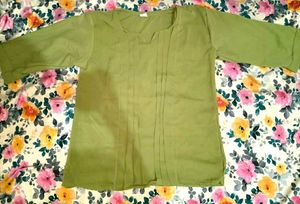 Green Kurta Top