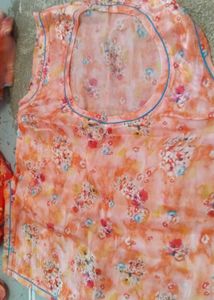 Floral Print Dress Material