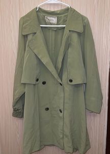 EYEFUL Lightweight Green Trench Coat
