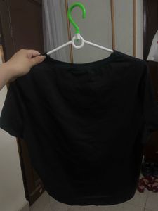 Black Graphic Print T-Shirt