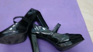 Black Patent Wingtip Mary Janes