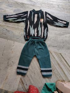 Knitted Sweater &amp; Pants Set