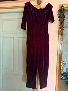 Velvet jumpsuit