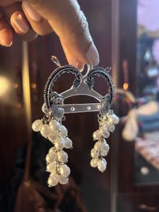 Elegant Pearl Dangle Earrings