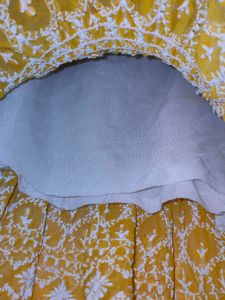 Sequin Chikankari Square Neck Top