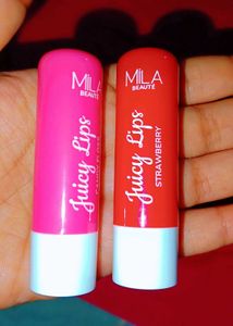 unused Mila Beaute Juicy Lips Lip Balms (2 Pack)
