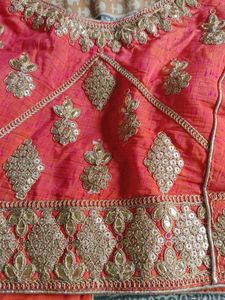 Green Blue silk Lehenga Choli