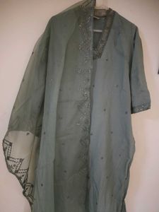 Embellished Kurta Set with Dupatta