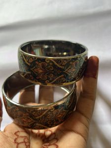 Pinteresty Chunky Resin Glass Bangles