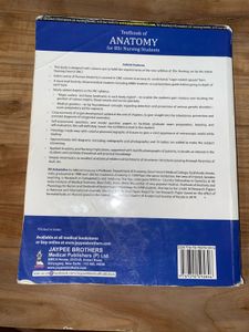 Textbook of Anatomy for BSc Nursing Students by PR