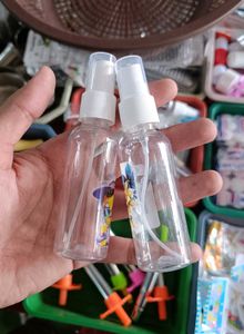 Lot of 10 Mini Spray Bottles 50-60 ml