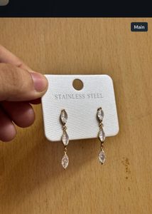 Elegant Marquise Cut Drop Earrings