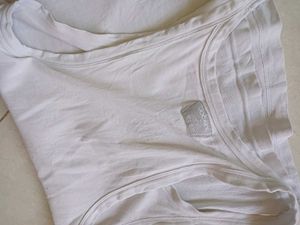 Classic White Jockey Tank Top