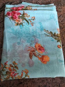 Beautiful Floral Print Saree