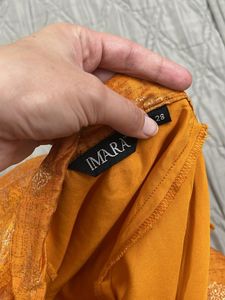 Beautiful Orange Ethnic Skirt
