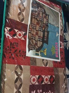 Lotus Double Bed Sheet Set