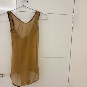 Sheer Nude Bodysuit like new