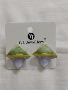 Unique Abstract Swirl Earrings