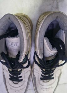 White High-Top Sneakers