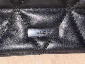 Chic Quilted Black Crossbody Bag with Scarf Accent