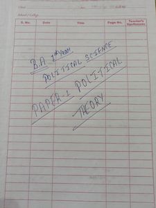 B.A. Political Science Notes