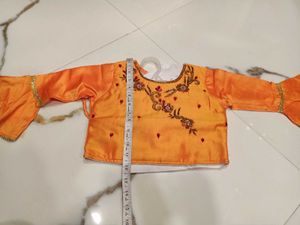 Festive Girls' Lehenga Choli Set