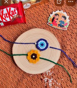 Cute Crochet Rakhi collection 🫶