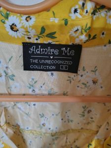 Yellow Floral Print co-ord set