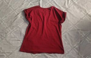 Red Casual T-Shirt