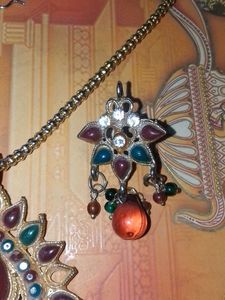 Indian Style Necklace and Earring Set