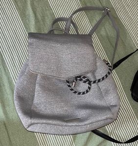 Cute Picnic Grey Backpack