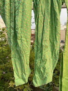 Green Embroidered Kurta Set