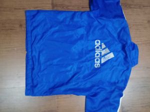 100% Adidas Blue Track Jacket MADHE IN CHINA  BRAN