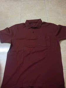 Men's Burgundy Polo Shirt