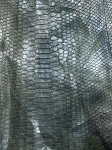 Rare Python Skin Leather Hobo Bag