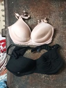 2 Pack Bras (Beige & Black)