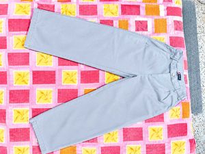 Kotty light Grey Korean Baggy Pants