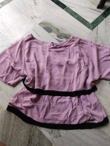 Chic Layered Lavender Top
