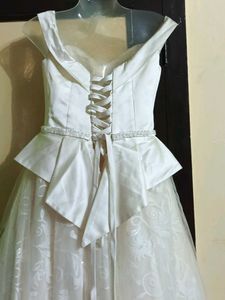 Elegant off white gown