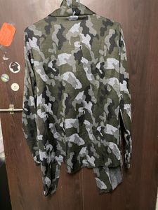 Camo women shrug