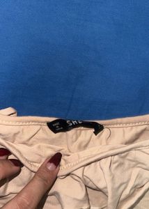 Ruffle Detail Crop Top