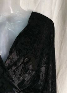 Velvet Wrap Bodysuit