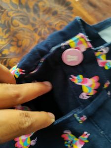 Cute Girl's Denim Overalls