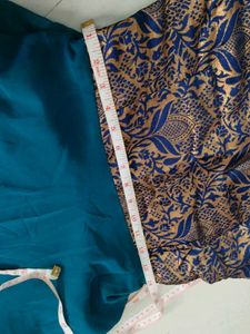 blue long gown