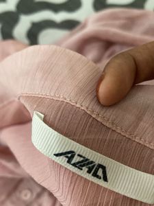 Elegant Pink Sheer Kurta