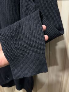 Jack &amp; Jones Black Shawl Collar Knit Cardigan