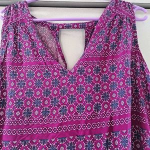 Purple Boho Dress